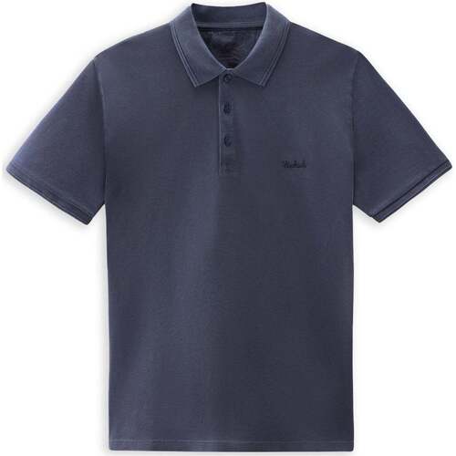 Abbigliamento Uomo T-shirt & Polo Woolrich Mackinack Tinto Capo Blu Blu
