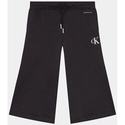 Abbigliamento Bambina Shorts / Bermuda Calvin Klein Jeans IG0IG02449 CULOTTE SWEATPANTS-BLACK Nero