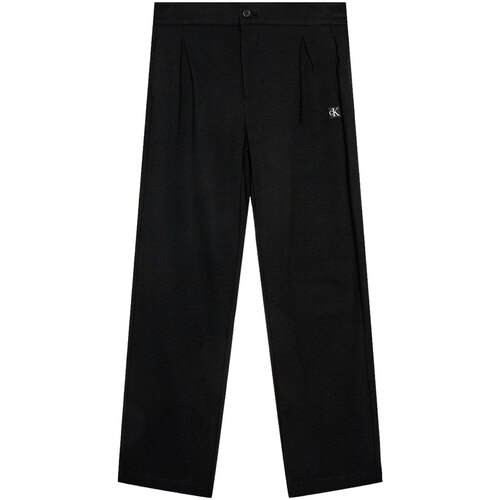 Abbigliamento Bambino Pantaloni Calvin Klein Jeans CEREMONY PUNTO PANTS Nero