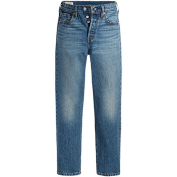 Abbigliamento Donna Jeans Levi's 501  WOMEN'S ORIGINAL CROPPED JEANS STAND OFF Blu