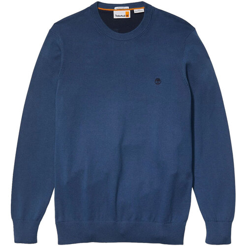 Abbigliamento Uomo T-shirts a maniche lunghe Timberland WILLIAMS RIVER COTTON YD SWEATER Blu
