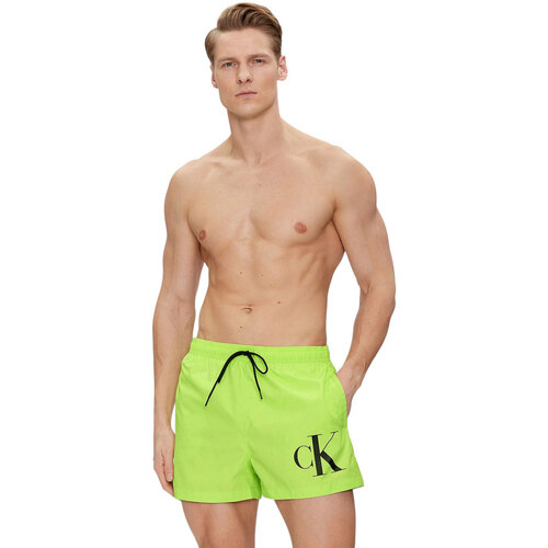 Abbigliamento Uomo Costume / Bermuda da spiaggia Calvin Klein Jeans SHORT DRAWSTRING Giallo
