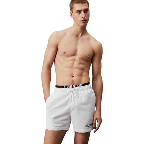 Abbigliamento Uomo Costume / Bermuda da spiaggia Calvin Klein Jeans MEDIUM DOUBLE WB Bianco