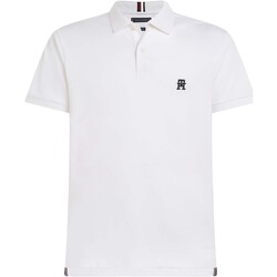 Abbigliamento Uomo T-shirt & Polo Tommy Hilfiger Imd Interlock Reg Po Bianco