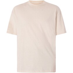 Abbigliamento Uomo T-shirt maniche corte Jack & Jones Maglietta Brandley Beige