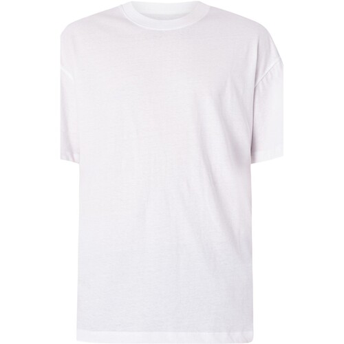 Abbigliamento Uomo T-shirt maniche corte Jack & Jones Maglietta Bradley Bianco