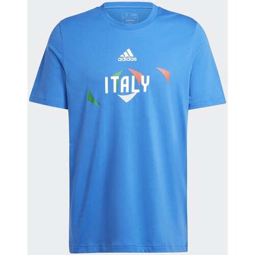 Abbigliamento Uomo T-shirt & Polo adidas Originals shirt Italy UEFA EURO24™ Blu