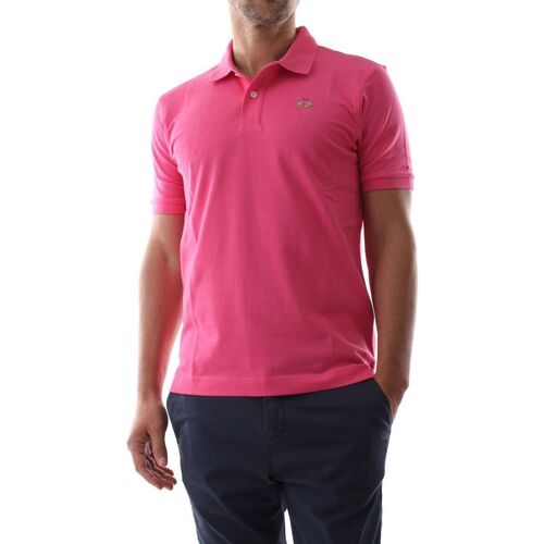 Abbigliamento Uomo T-shirt & Polo La Martina YMP002-PK001-05141 HOT PINK Rosa
