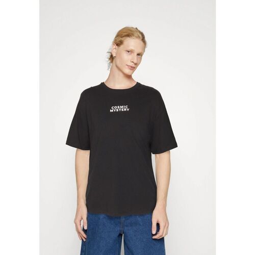 Abbigliamento Uomo T-shirt & Polo Jack & Jones 12257388 MISTERY-BLACK Nero