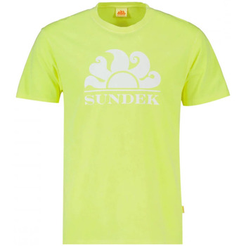 Abbigliamento Uomo T-shirt maniche corte Sundek M021TEJ78TC/T-SHIRT NEW SI 23001 Verde