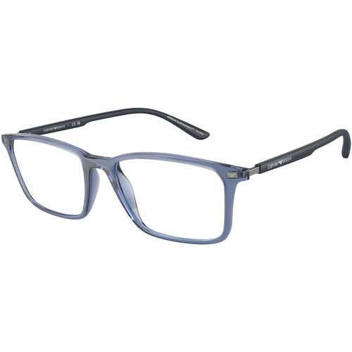 Orologi & Gioielli Uomo Occhiali da sole Emporio Armani EA3237 Occhiali Vista, Blu, 55 mm Blu