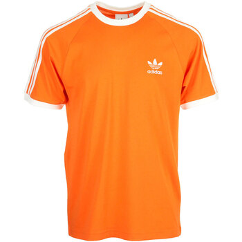 Abbigliamento Uomo T-shirt maniche corte adidas Originals 3 Stripes Tee Shirt Arancio