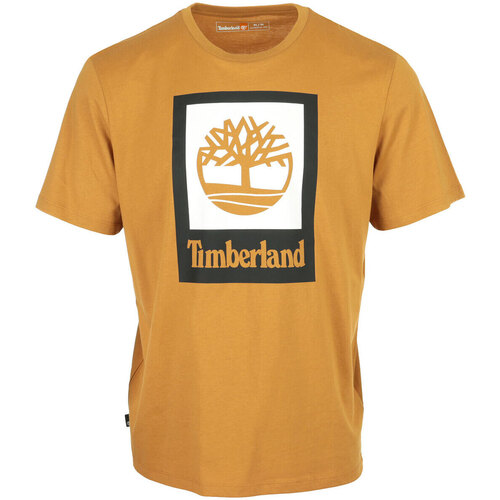 Abbigliamento Uomo T-shirt maniche corte Timberland Colored Short Sleeve Tee Giallo
