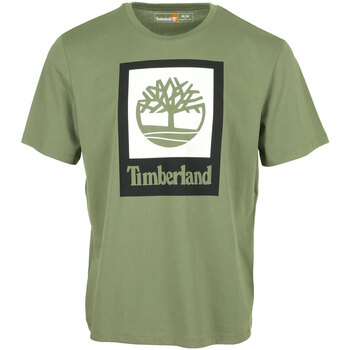 Abbigliamento Uomo T-shirt maniche corte Timberland Colored Short Sleeve Tee Verde