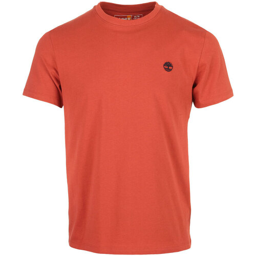Abbigliamento Uomo T-shirt maniche corte Timberland Short Sleeve Tee Arancio