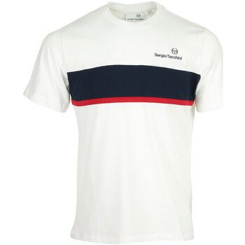 Abbigliamento Uomo T-shirt maniche corte Sergio Tacchini Nebon T Shirt Bianco