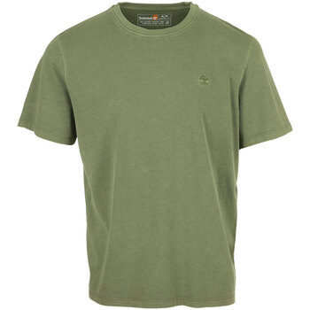Abbigliamento Uomo T-shirt maniche corte Timberland Garment Dye Short Sleeve Verde