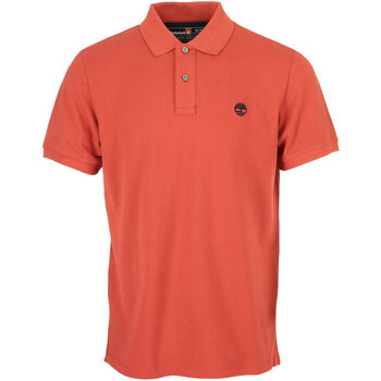 Timberland Pique Short Sleeve Polo Rosso