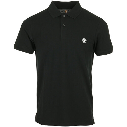 Abbigliamento Uomo T-shirt & Polo Timberland Short Sleeve Stretch Polo Nero