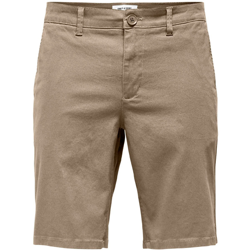 Abbigliamento Uomo Shorts / Bermuda Only & Sons  22026607 Beige