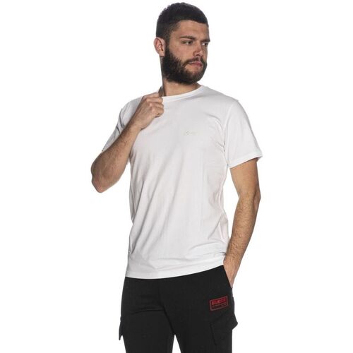 Abbigliamento Uomo T-shirt & Polo Guess M4GI70 KC9X0 BASIC PIMA-G011 PURE WHITE Bianco