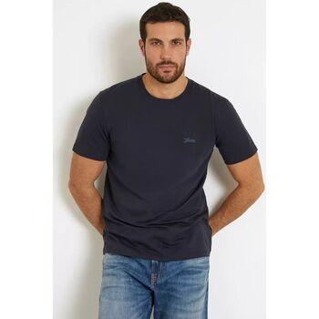 Abbigliamento Uomo T-shirt & Polo Guess M4GI70 KC9X0 BASIC PIMA-G7V2 SMART BLUE Blu