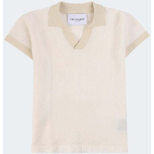 Abbigliamento Bambino T-shirt & Polo Trussardi  Bianco