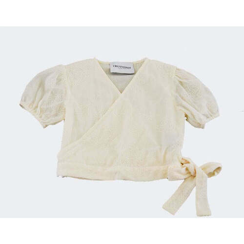 Abbigliamento Unisex bambino Camicie maniche lunghe Trussardi  Bianco