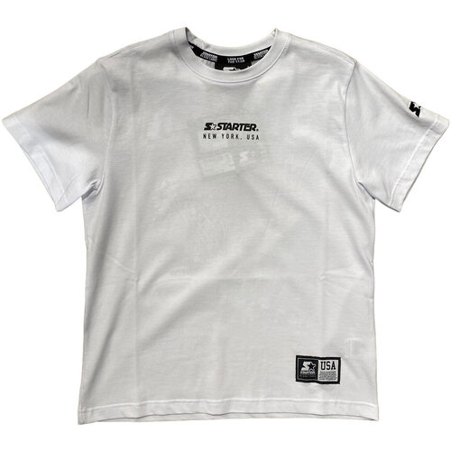 Abbigliamento Bambino T-shirt maniche corte Starter T-SHIRT MM BOYS Bianco