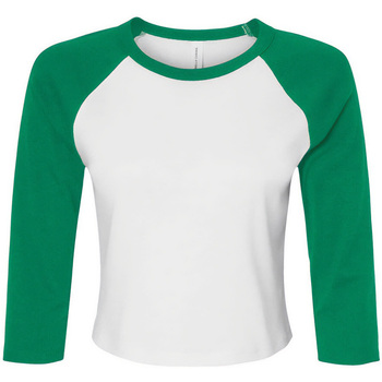 Abbigliamento Donna T-shirts a maniche lunghe Bella + Canvas PC6985 Verde