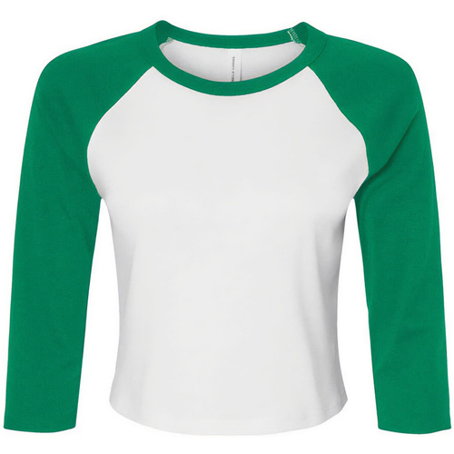 Abbigliamento Donna T-shirts a maniche lunghe Bella + Canvas PC6985 Verde