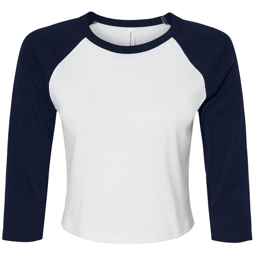 Abbigliamento Donna T-shirts a maniche lunghe Bella + Canvas PC6985 Bianco