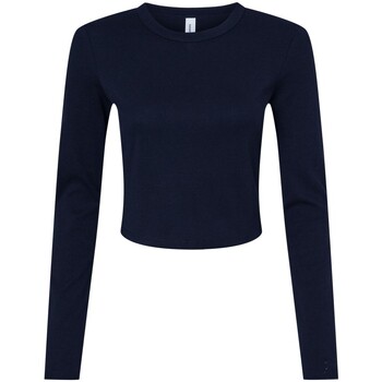 Abbigliamento Donna T-shirts a maniche lunghe Bella + Canvas RW10101 Blu