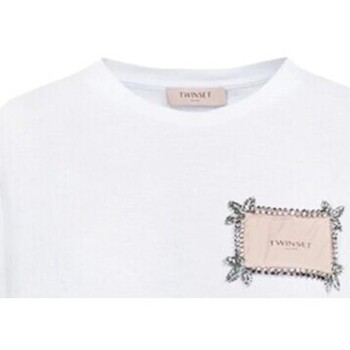 Abbigliamento Donna T-shirt maniche corte Twin Set  Bianco