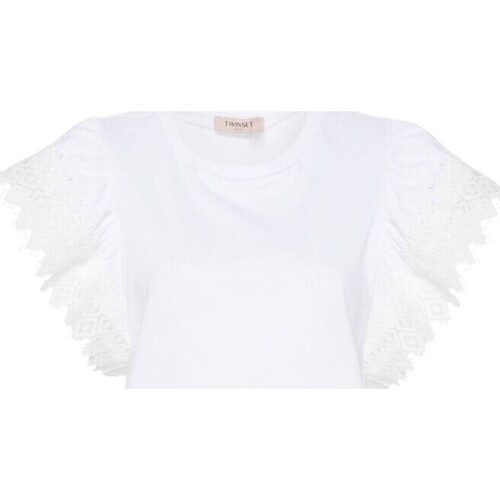 Abbigliamento Donna T-shirt maniche corte Twin Set  Bianco