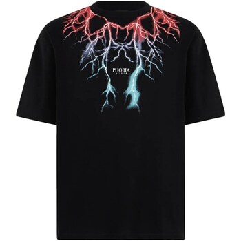Abbigliamento Uomo T-shirt maniche corte Phobia PH00538 Nero