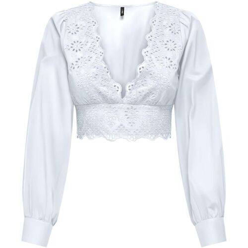 Abbigliamento Donna Top / T-shirt senza maniche Only 15313170 LOU-BRIGHT WHITE Bianco