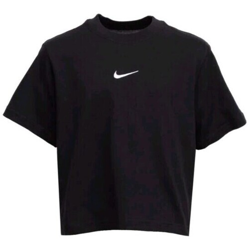 Abbigliamento Bambina T-shirt & Polo Nike DH5750-010 Nero