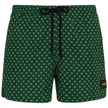 Abbigliamento Uomo Shorts / Bermuda F * * K Shorts Uomo Fantasia Micro Pattern Fk24-2070x03 Verde