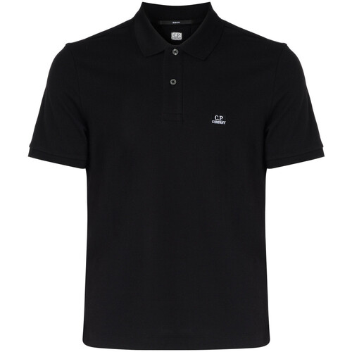 Abbigliamento T-shirt & Polo C.p. Company Polo  in cotone stretch nero Altri