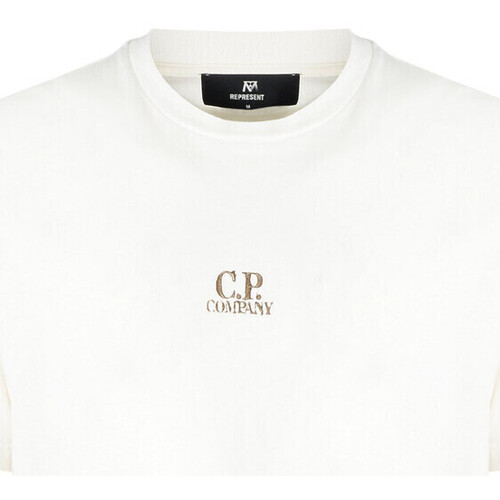 Abbigliamento T-shirt & Polo C.p. Company T-shirt  bianca con stampa Three Cards Altri