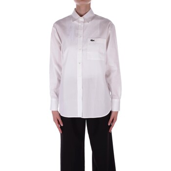 Abbigliamento Donna Camicie Lacoste CF7706 Bianco