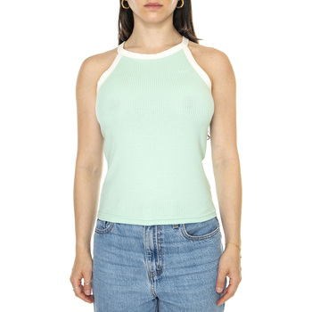 Abbigliamento Donna Top / T-shirt senza maniche Lee Cropped Halter Top Seafoam Verde