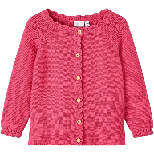 Abbigliamento Bambina Maglioni Name it Nmfkisille Ls Knit Card Rosa