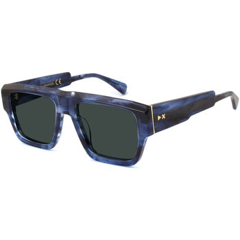 Orologi & Gioielli Occhiali da sole Xlab WRANGEL Occhiali da sole, Blu/Verde G15, 54 mm Blu