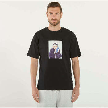 Abbigliamento Uomo T-shirt maniche corte New Balance t-shirt models tessuto nero Nero