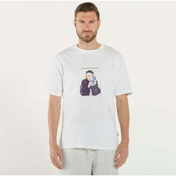 Abbigliamento Uomo T-shirt maniche corte New Balance t-shirt models tessuto bianco Bianco