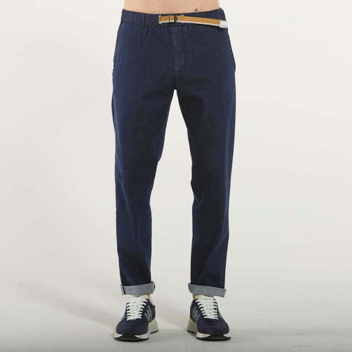 Abbigliamento Uomo Pantaloni da tuta White Sand pantalone denim jeans scuro Blu