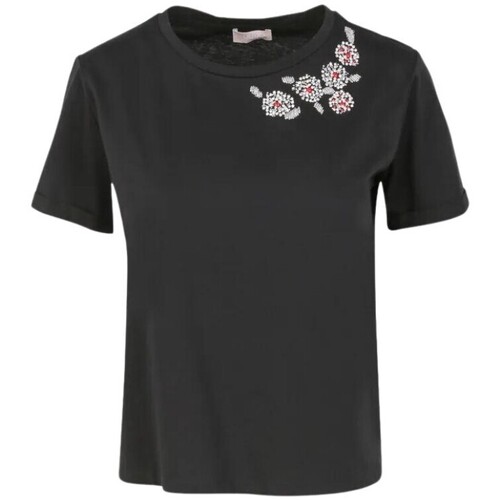 Abbigliamento Donna T-shirt maniche corte Liu Jo  Nero