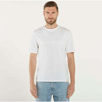 Abbigliamento Uomo T-shirt maniche corte Premiata t-shirt girocollo never white bianca Bianco